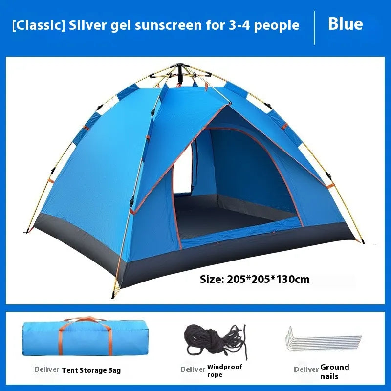 3-4 Double Automatic Camping Tent by Anti Spier
