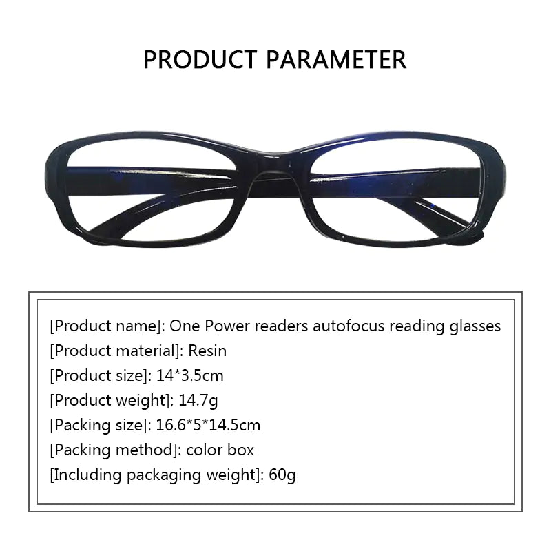 Auto-Focus Reading Glasses: High-Quality Men's & Women's by Anti Spier