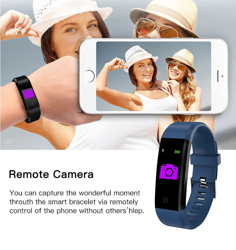 Fitness Smart Watch Activity Tracker Heart Rate For Women Men Oxygen BP Monitor by Anti Spier