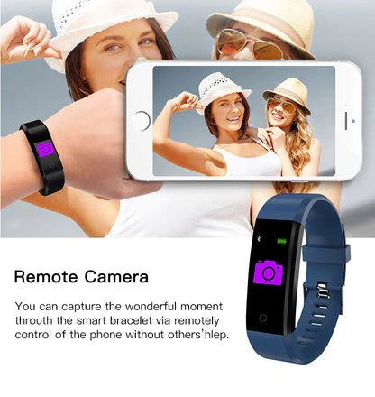 Fitness Smart Watch Activity Tracker Heart Rate For Women Men Oxygen BP Monitor by Anti Spier