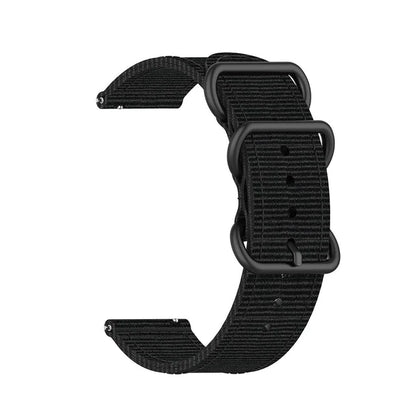 18mm 20mm 22mm Durable Military Woven Nylon Wrist Watch Band Quick Release Strap by Anti Spier