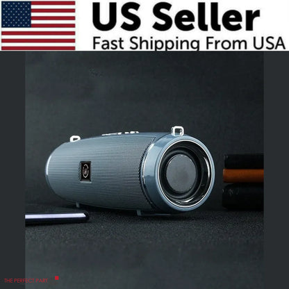 Bluetooth 5.1 Speaker Wireless Waterproof Outdoor Stereo LOUD Bass USB/TF Strap by Anti Spier