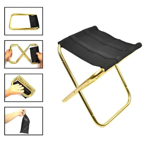 Outdoor Folding Chair - 7075 Aluminum Fishing Stool by Anti Spier