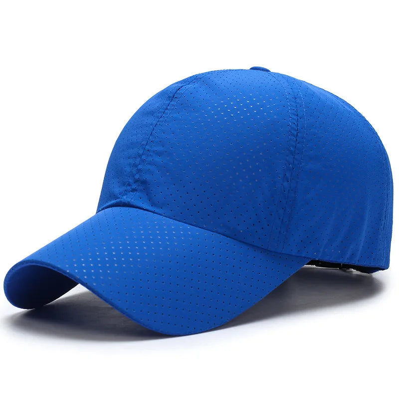 Quick-Drying Hat Men Women Casual Sunscreen Versatile Baseball Cap Outdoor Sunshade Summer Punched Breathable Duck Tongue Hat by Anti Spier