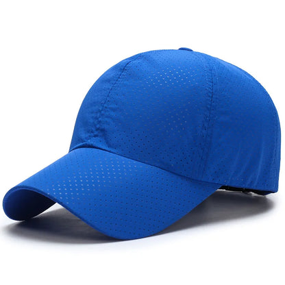 Quick-Drying Hat Men Women Casual Sunscreen Versatile Baseball Cap Outdoor Sunshade Summer Punched Breathable Duck Tongue Hat by Anti Spier