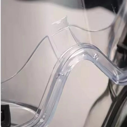 Protective Anti-Fog Anti-splash Goggle Dust-Proof Wind-Proof Work Lab Eyewear Eye Protection Safety Research Glasses Clear Lens by Anti Spier