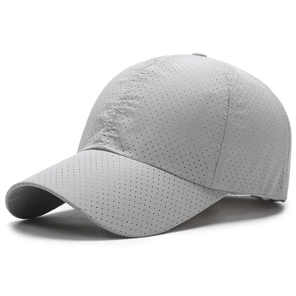 Quick-Drying Hat Men Women Casual Sunscreen Versatile Baseball Cap Outdoor Sunshade Summer Punched Breathable Duck Tongue Hat by Anti Spier