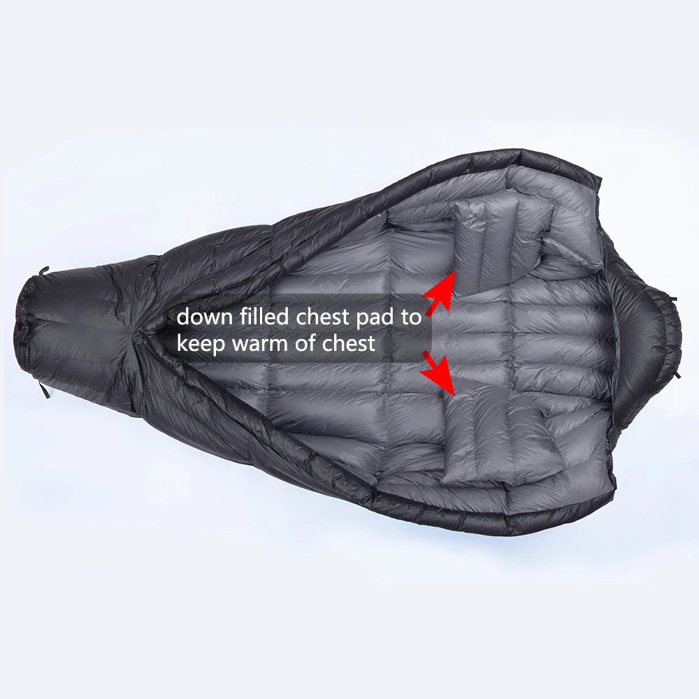 Kamperbox Winter Sleeping Bags Camping Down Sleeping Bags Winter Outdoor Ultralight Sleeping Bags Camping Equipments by Anti Spier