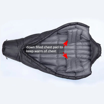 Kamperbox Winter Sleeping Bags Camping Down Sleeping Bags Winter Outdoor Ultralight Sleeping Bags Camping Equipments by Anti Spier