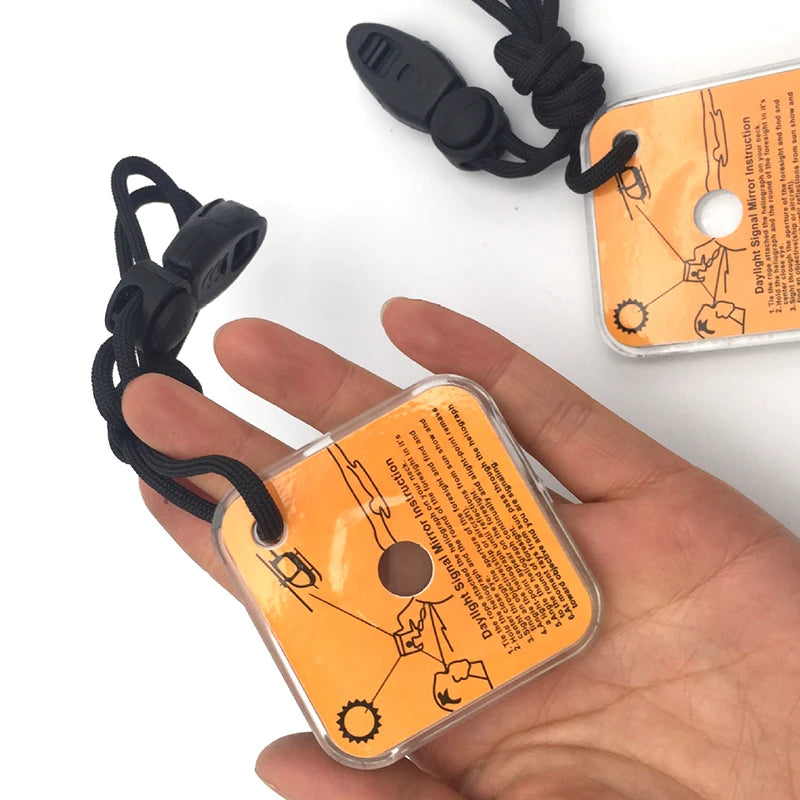 Multi-functional Survival Signal Mirror: The Ultimate Tool for Hiking, Camping, Hunting, Boating, Mountaineering and Outdoor Expeditions by Anti Spier