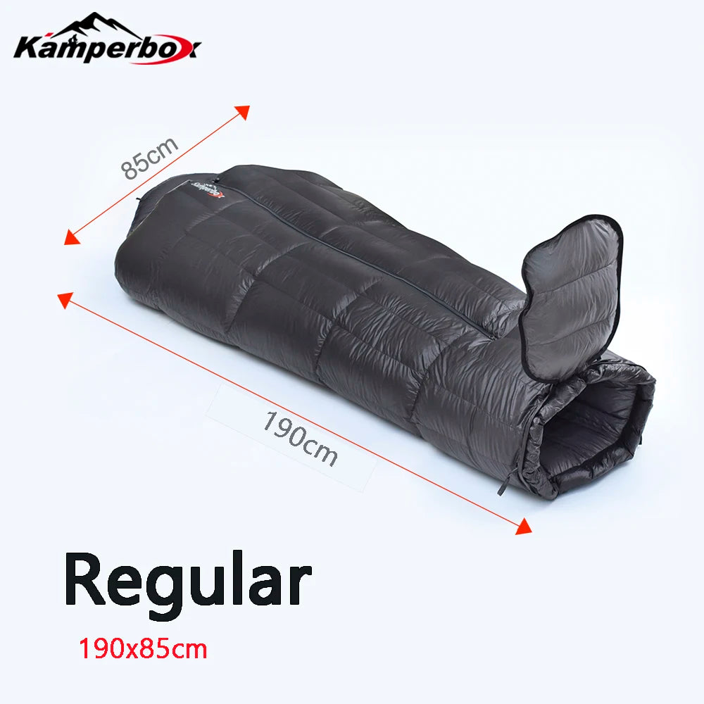 Kamperbox Winter Sleeping Bags Camping Down Sleeping Bags Winter Outdoor Ultralight Sleeping Bags Camping Equipments by Anti Spier