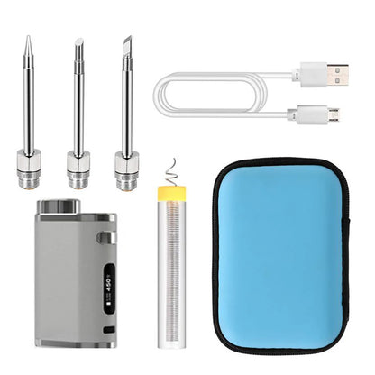 Rechargeable Soldering Iron Wireless Battery Soldering Iron With USB Charging 1w75w High Power With 3 Tips For Outdoor Soldering by Anti Spier