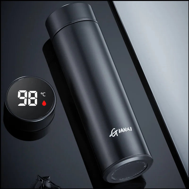 GIANXI Intelligent Digital Display Vacuum Cup One Touch Display Temperature Stainless Steel Cups Keep Heat And Cold Water Cup by Anti Spier