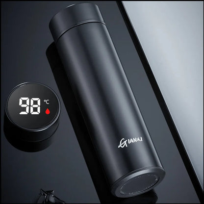 GIANXI Intelligent Digital Display Vacuum Cup One Touch Display Temperature Stainless Steel Cups Keep Heat And Cold Water Cup by Anti Spier