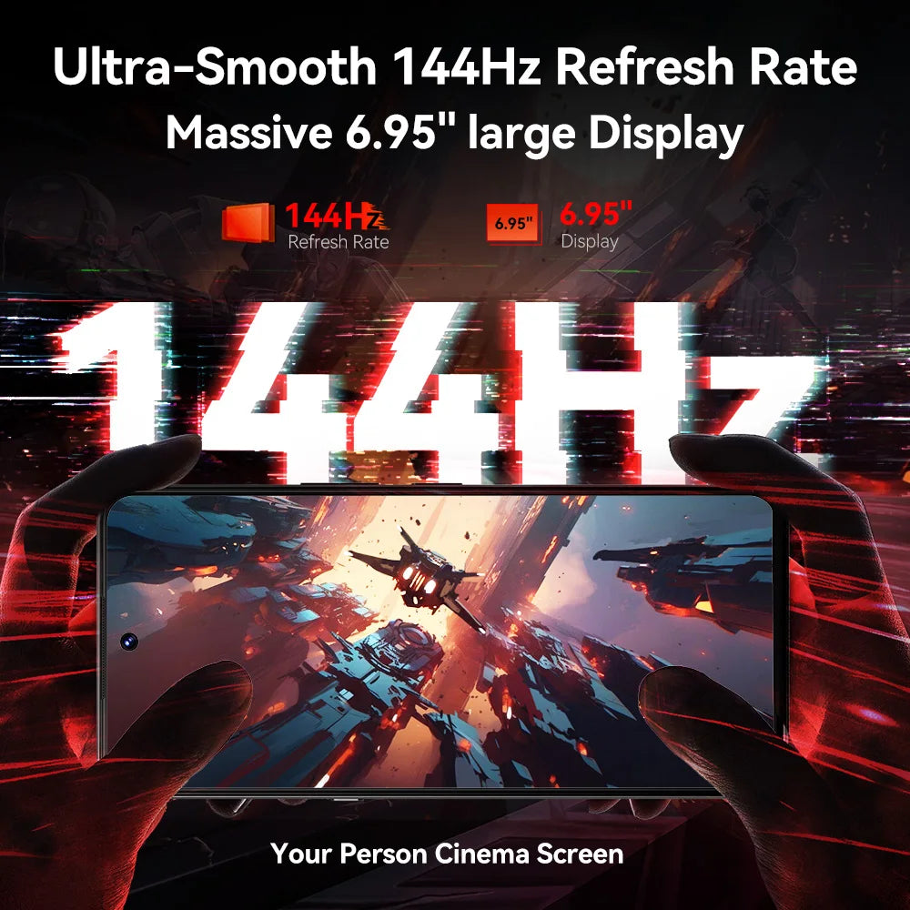 [World Premiere] CUBOT MAX 5, Android Smartphone 5G, Dimensity 8200, 6.95" 144Hz Large Screen, 24+256GB,Gaming Phone,Add to Cart by Anti Spier