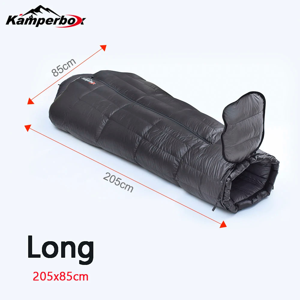 Kamperbox Winter Sleeping Bags Camping Down Sleeping Bags Winter Outdoor Ultralight Sleeping Bags Camping Equipments by Anti Spier