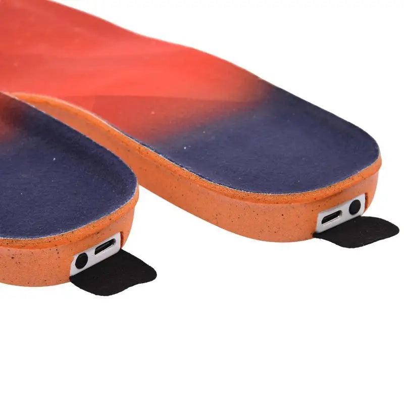 Heated Insoles USB Rechargeable Foot Warmer With Remote Control Cuttable Electric Heated Insoles For Men Women Outdoor Hunting by Anti Spier
