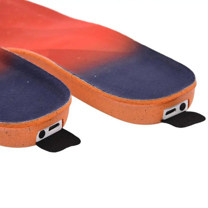 Heated Insoles USB Rechargeable Foot Warmer With Remote Control Cuttable Electric Heated Insoles For Men Women Outdoor Hunting by Anti Spier