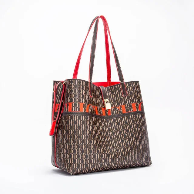 CH Ladies Handbag Large 2024 New Multifunctional Fashion Design Classic Retro Capacity Shoulder Bag Ladies Handbag Luxury Brand by Anti Spier