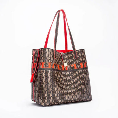 CH Ladies Handbag Large 2024 New Multifunctional Fashion Design Classic Retro Capacity Shoulder Bag Ladies Handbag Luxury Brand by Anti Spier