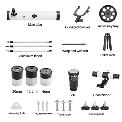 Skyoptikst 76/700 Professional Astronomical Telescope High power definition High quality 76mm lens 700 focal Length by Anti Spier