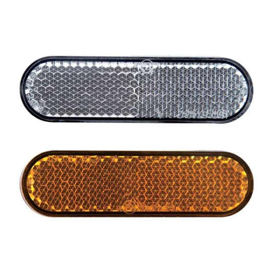 Enhance Safety with Small Amber/White/Red Reflective Round Reflectors for Scooters by Anti Spier