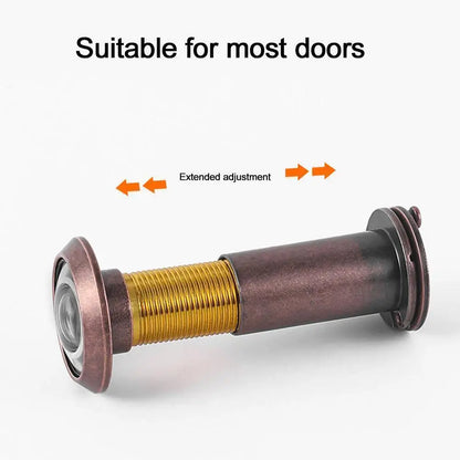 Front Door Peephole Viewer Apartment Essentials Security Cat Eye Mirror New 2024 by Anti Spier