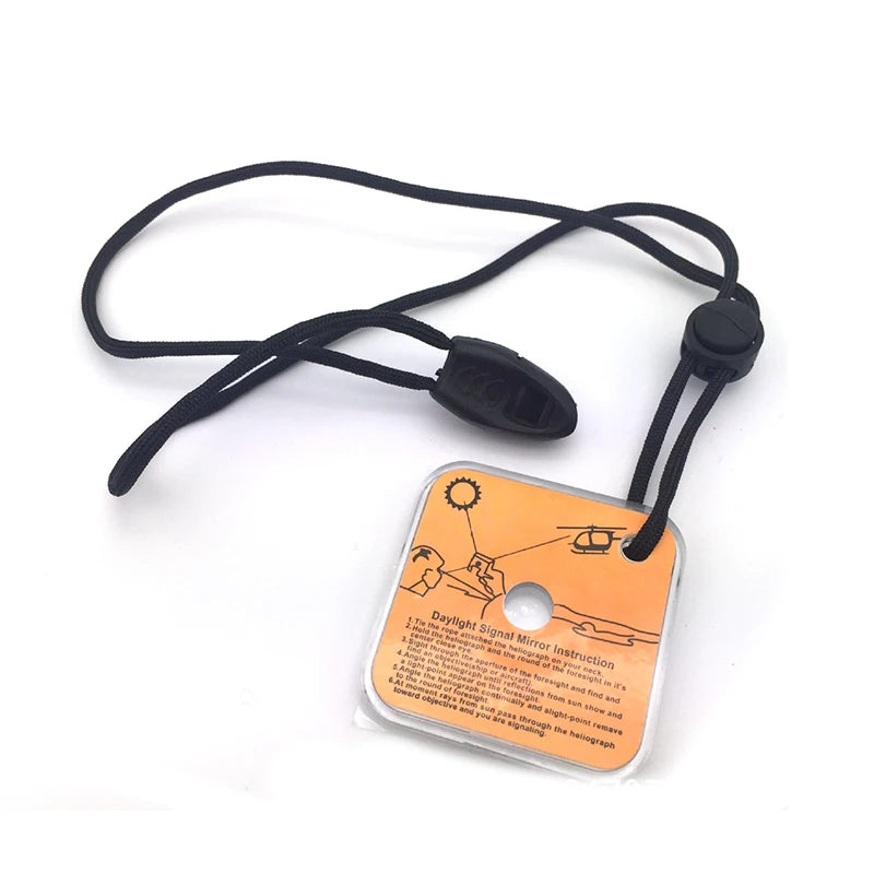 Multi-functional Survival Signal Mirror: The Ultimate Tool for Hiking, Camping, Hunting, Boating, Mountaineering and Outdoor Expeditions by Anti Spier