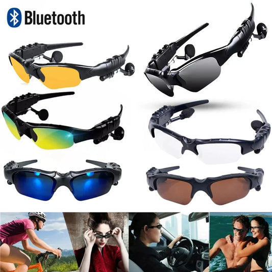 New Smart Bluetooth 5.0 Audio Polarized Sun Glasses Surround Sound Headphones Listen To Music Call Cycling Sunglasses Men Women by Anti Spier
