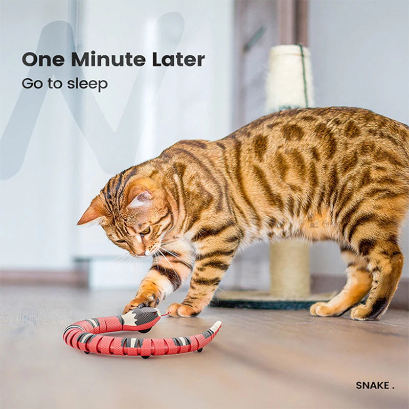 2023 Eletronic Smart Sensing Snake Automatic Cat Toys For Cats Dogs Pet Kitten Toys Pet Accessories by Anti Spier