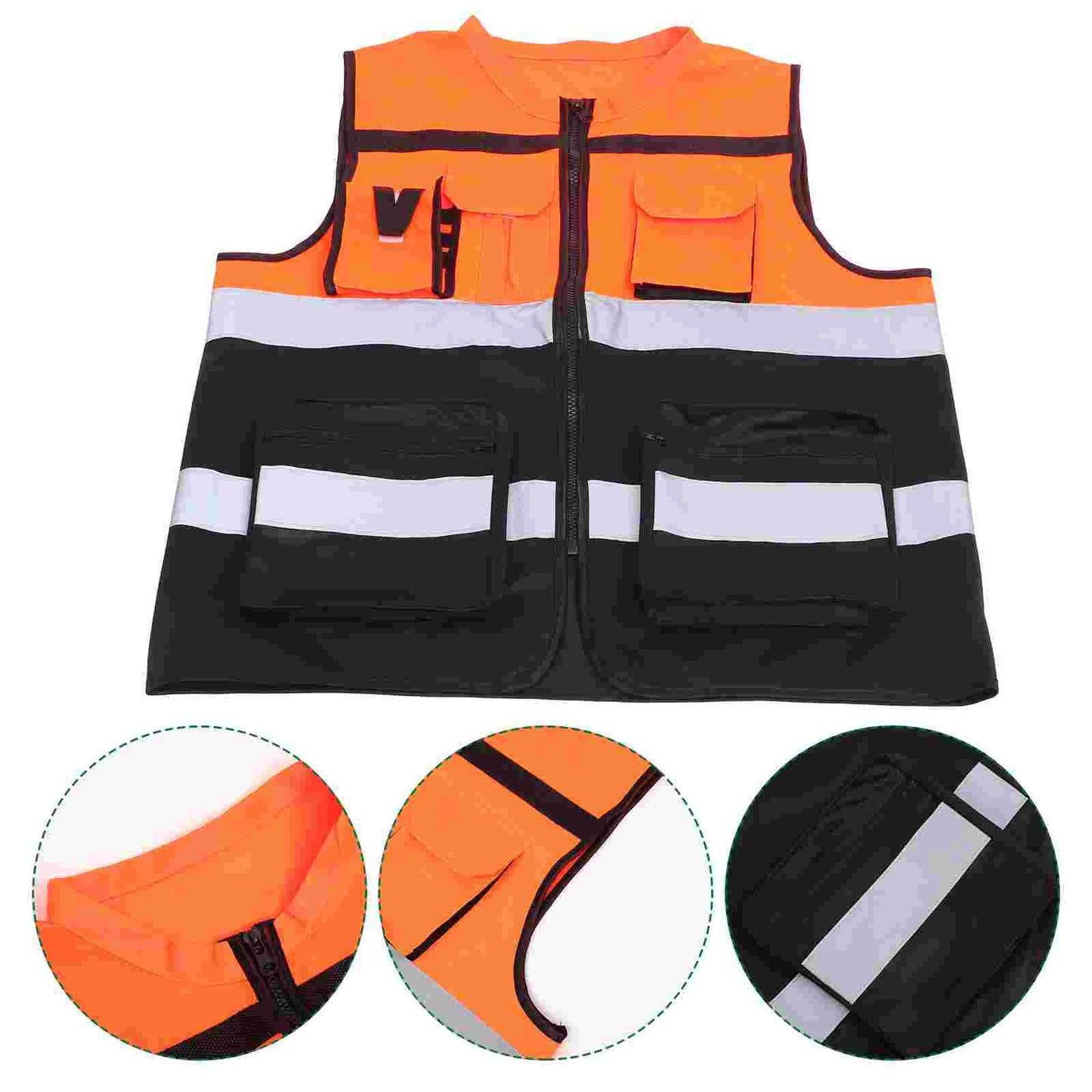 Running Vest Reflective Safety Clothing High Visibility Construction at Night Security Woman by Anti Spier