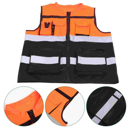 Running Vest Reflective Safety Clothing High Visibility Construction at Night Security Woman by Anti Spier