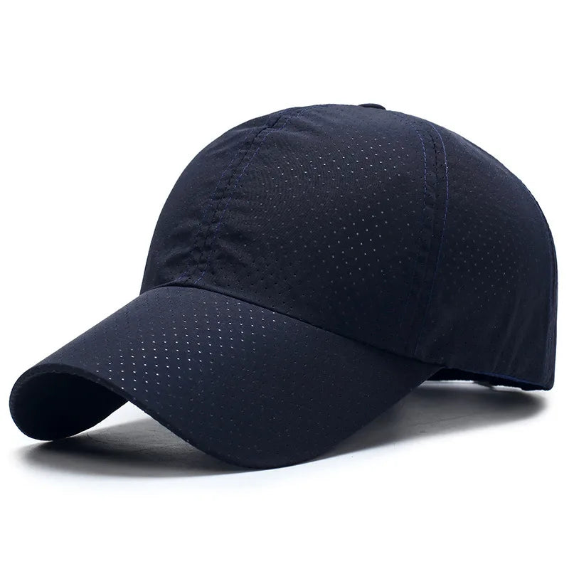 Quick-Drying Hat Men Women Casual Sunscreen Versatile Baseball Cap Outdoor Sunshade Summer Punched Breathable Duck Tongue Hat by Anti Spier