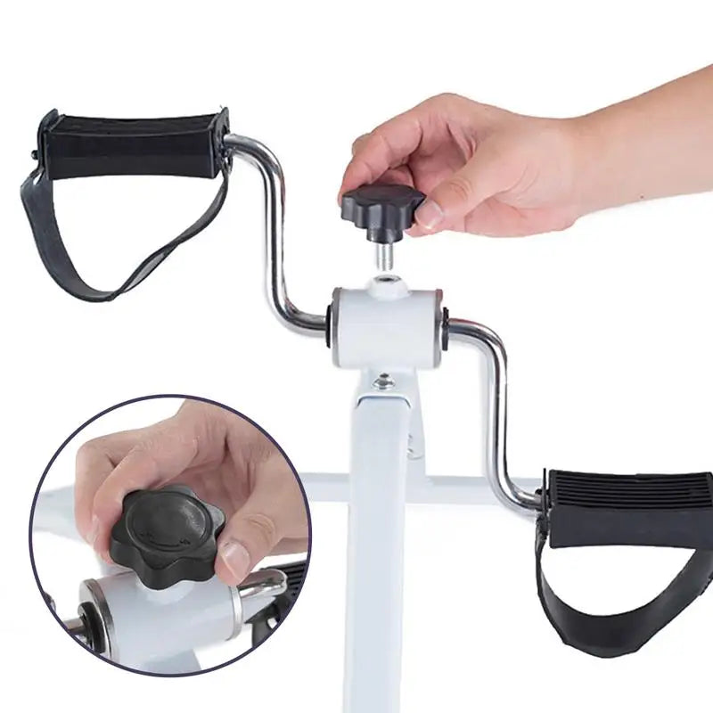 Metal Frame Pedal Exerciser Muscle Training Fully Assembled Exercise Pedals Arms Legs Trainer For Indoor by Anti Spier