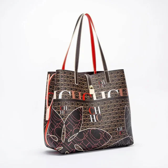 CH Ladies Handbag Large 2024 New Multifunctional Fashion Design Classic Retro Capacity Shoulder Bag Ladies Handbag Luxury Brand by Anti Spier