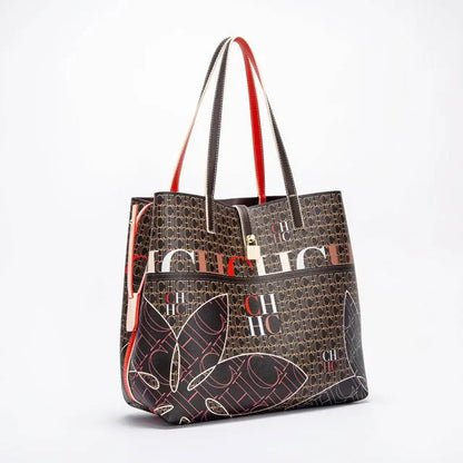 CH Ladies Handbag Large 2024 New Multifunctional Fashion Design Classic Retro Capacity Shoulder Bag Ladies Handbag Luxury Brand by Anti Spier