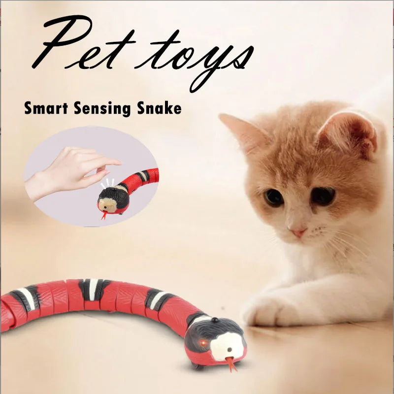 2023 Eletronic Smart Sensing Snake Automatic Cat Toys For Cats Dogs Pet Kitten Toys Pet Accessories by Anti Spier