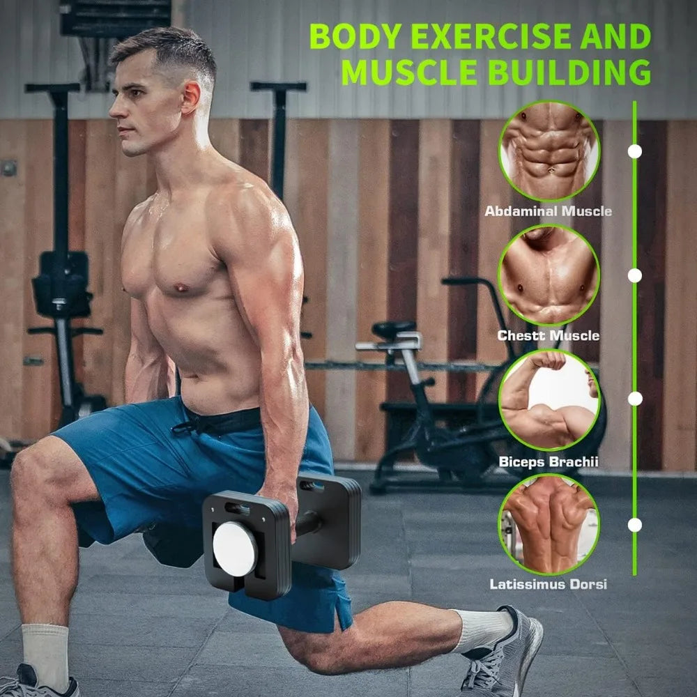 Adjustable Dumbbell Set, 10-80lb, 5lb Increments, Quick-Lock Square Weight Dumbbells for Home Gym Fitness (80lb×2) by Anti Spier