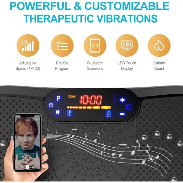 Vibration Plate Fitness Platform Exercise Machine Vibrating Lymphatic Drainage Shaking Full Body Shaker Workout Vibrate by Anti Spier