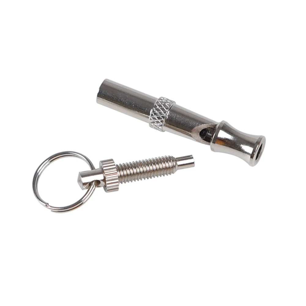Dog Training Whistle dog Whistle Outdoor Survival Training Silver Silent Sound Training Sport Whistle for dogs Supplies by Anti Spier