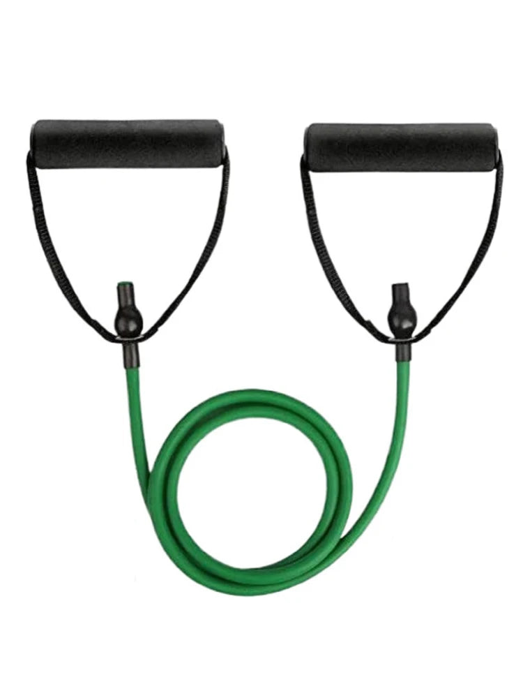 120cm Women Men Portable With Handles Professional Body Building Training Fitness Latex Stretch 20-25ib Home Gym Resistance Band by Anti Spier