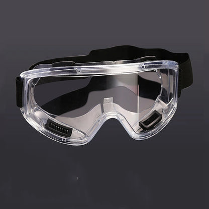 Protective Anti-Fog Anti-splash Goggle Dust-Proof Wind-Proof Work Lab Eyewear Eye Protection Safety Research Glasses Clear Lens by Anti Spier