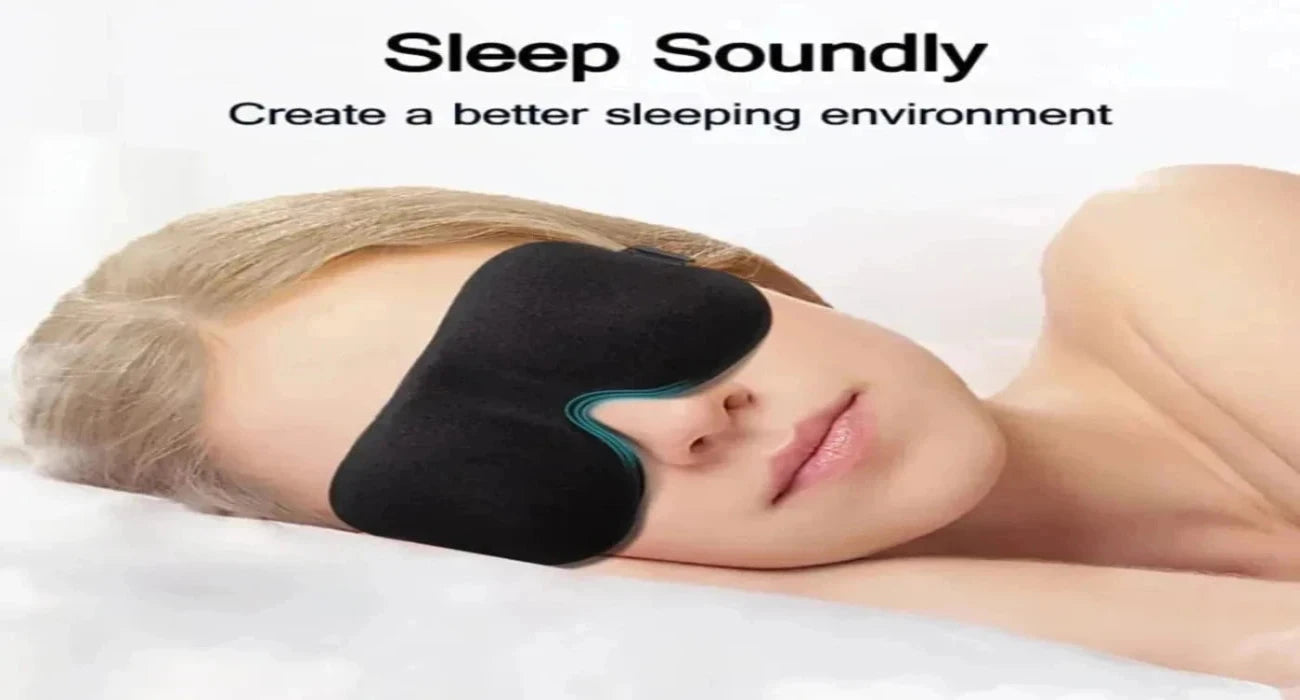 Ultimate Relaxation Deluxe Premium Ultra-Soft 3pcs Sleep Eye Mask Set - High-Quality Contoured Cup Blindfold for Restful Night, by Anti Spier