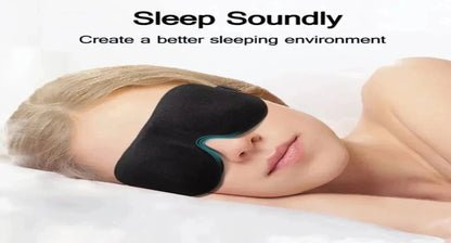 Ultimate Relaxation Deluxe Premium Ultra-Soft 3pcs Sleep Eye Mask Set - High-Quality Contoured Cup Blindfold for Restful Night, by Anti Spier