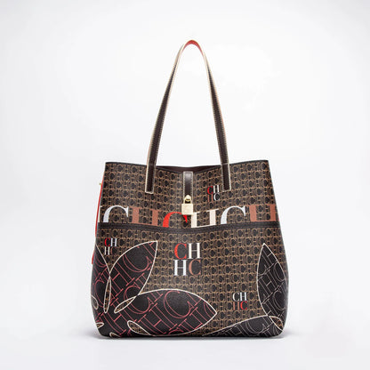 CH Ladies Handbag Large 2024 New Multifunctional Fashion Design Classic Retro Capacity Shoulder Bag Ladies Handbag Luxury Brand by Anti Spier