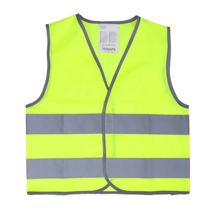 Kid Safety Vest Outdoor Night Reflective Waistcoat for Kid Child Boy Girl (Yellow M Size) Reflective Safety Vest by Anti Spier