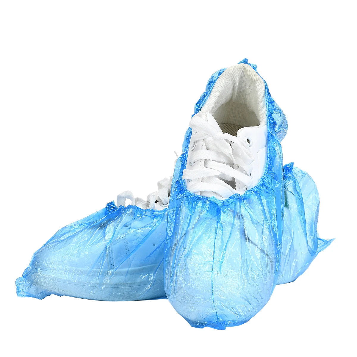 Portable Waterproof Boot Covers Plastic Non-slip Wear Disposable Shoe Covers Overshoes Rain Shoe Covers Mud-proof 1Pack/100 Pcs by Anti Spier