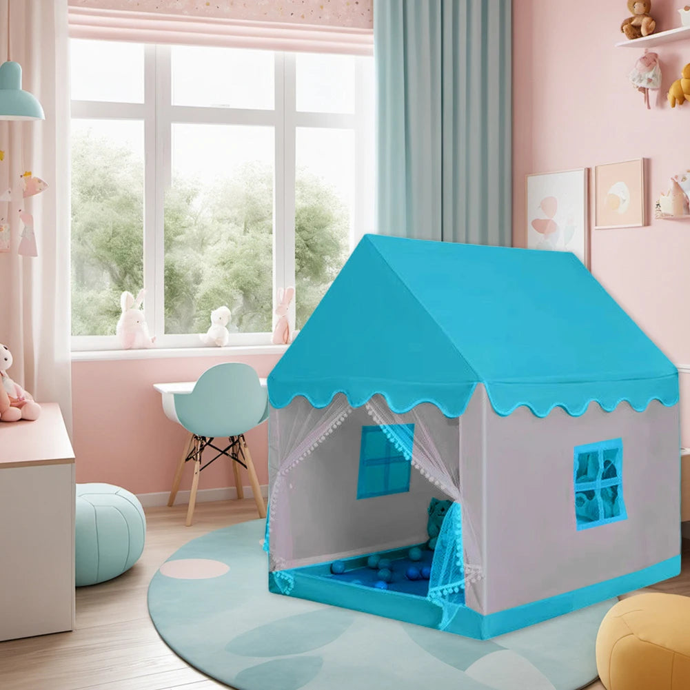 Kids Tent for Toddlers Kids with Windows Playhouse Tent Castle Play Tent Play House for Children Indoor and Outdoor Games by Anti Spier