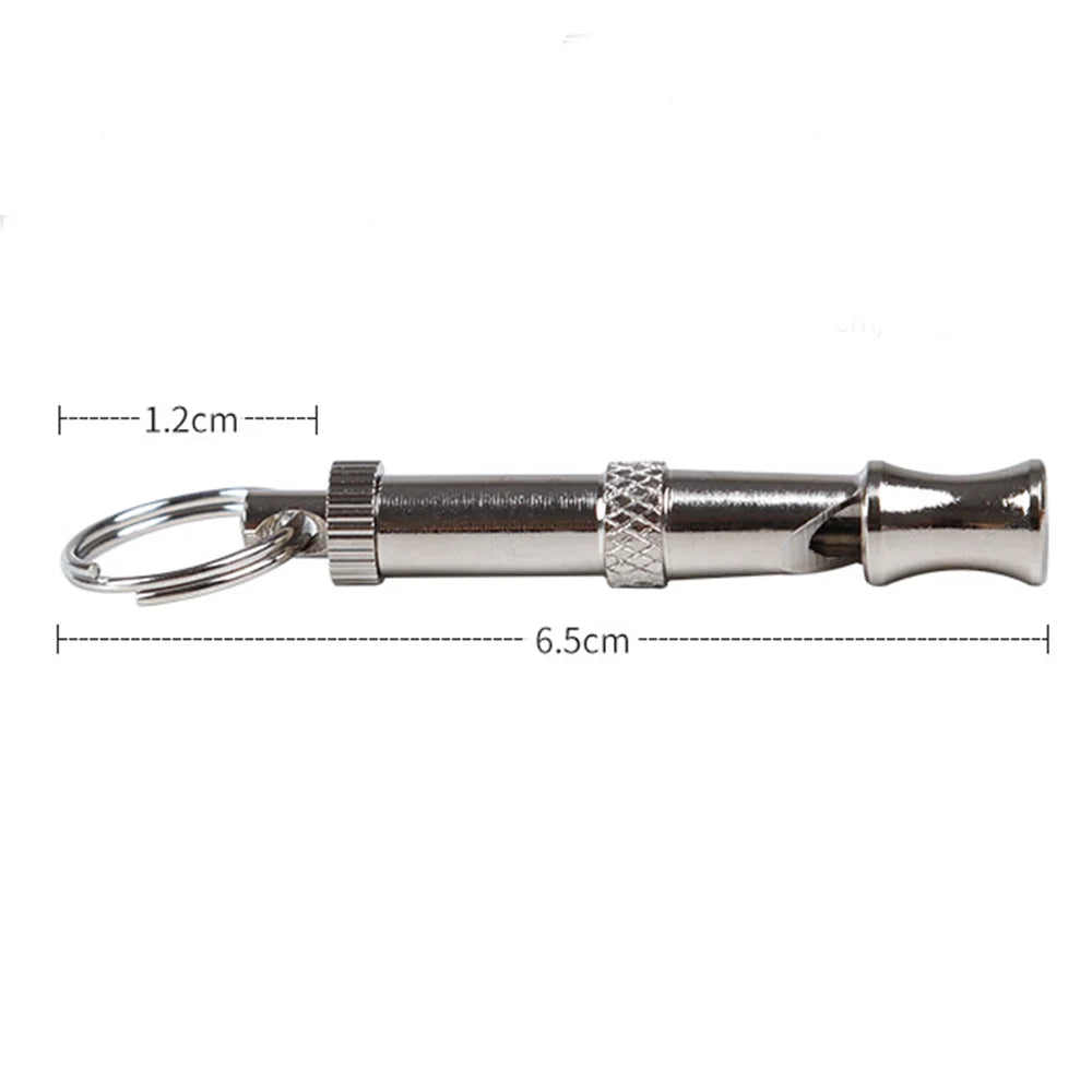 Dog Training Whistle dog Whistle Outdoor Survival Training Silver Silent Sound Training Sport Whistle for dogs Supplies by Anti Spier