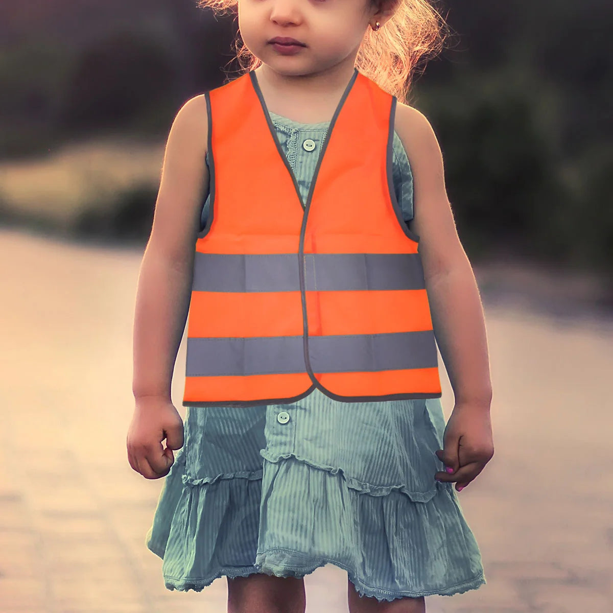 Kid Safety Vest Outdoor Night Reflective Waistcoat for Kid Child Boy Girl (Yellow M Size) Reflective Safety Vest by Anti Spier